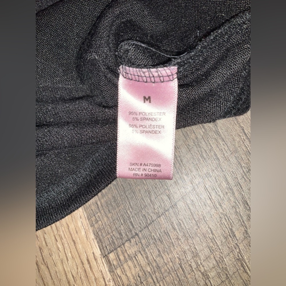 Juicy Couture Black Sleep Tee size Medium - Picture 4 of 5